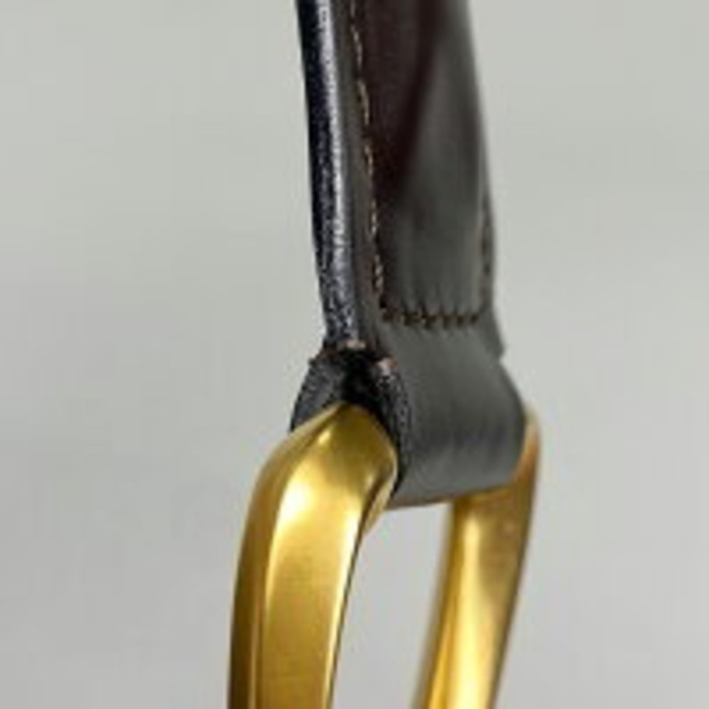 Celine logo Shoulder Bag leather brown - Picture 3 of 5